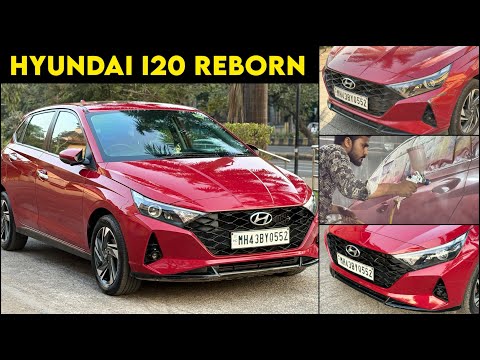 Hyundai i20 - Denting & Painting | i20 repair work | Car painting | i20 modified | NS Garage Vashi