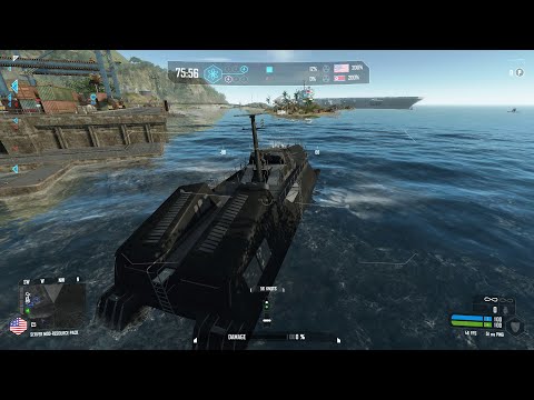 Crysis Wars Multiplayer Battle on CryServ - Beach Round 1