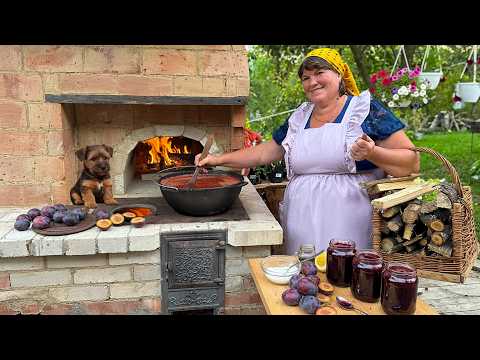 Homemade Plum Dumplings, Jam & Countryside Feast