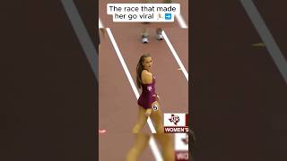 The race that made her go viral 🏃‍♀️➡️. #shorts #trackandfield #athlete #athletics
