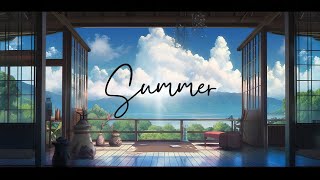 Japan Summer Balcony with Ocean view - ASMR Ambience