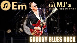 Groovy Blues Rock in E minor | Backing Track