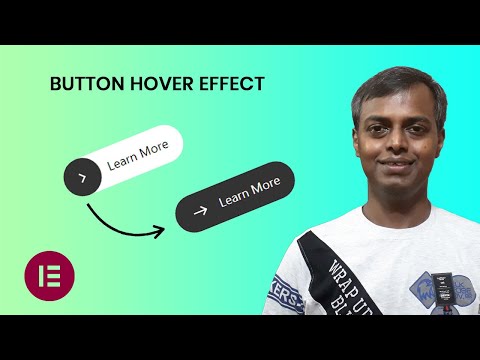 Beautiful button hover effect in elementor