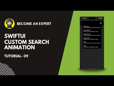 SwiftUI Animation #9 - Custom Search Animation
