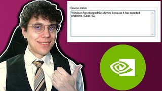Fix NVIDIA Error Code 43 - Windows Has Stopped This Device