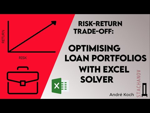 Risk-Return trade-off: Optimising loan portfolios with Excel Solver Add-in