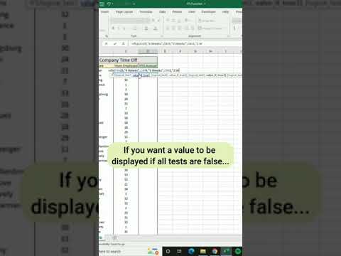 Nested IF Formula in Excel | Excel Functions #iffunction