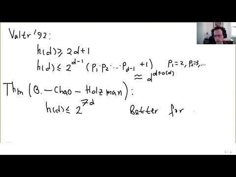 Boris Bukh: Convex holes in high-dimensional point sets