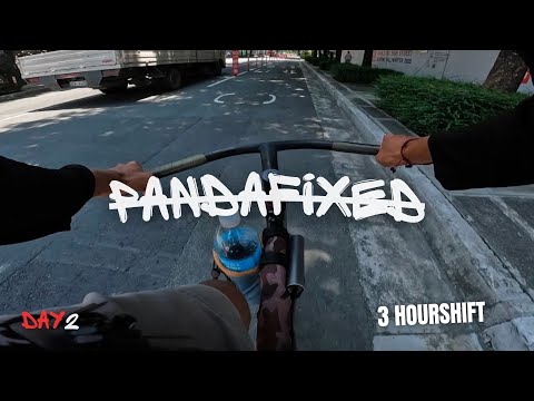 POV FOODPANDA  DELIVERY WALKRATE USING BRAKELESS BIKE (BGC) 