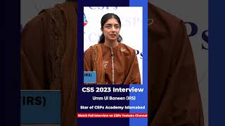 Mock Interview | CSS exam preparation from CSPs Academy, Islamabad  #csspreparation