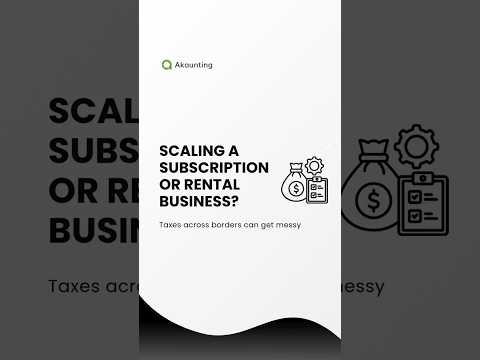 Tax and Compliance for Subscription or Rental Business | Accounting Software for Small Businesses