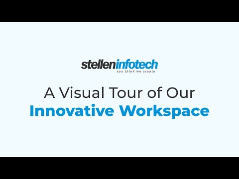 A Visual Tour of Our Innovative Workspace | Stellen Infotech  #officetour #officevibes