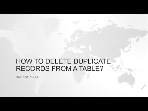 HOW TO IDENTIFY AND DELETE DUPLICATE ROWS USING ROWID AND GROUPBY IN ORACLE SQL