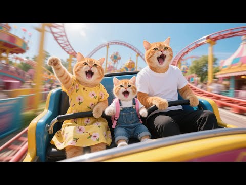 Ginger Kitten Gets 100 Points in Math 🏆✨ Papa Cat and Mama Cat Reward a Japanese Trip 🐾