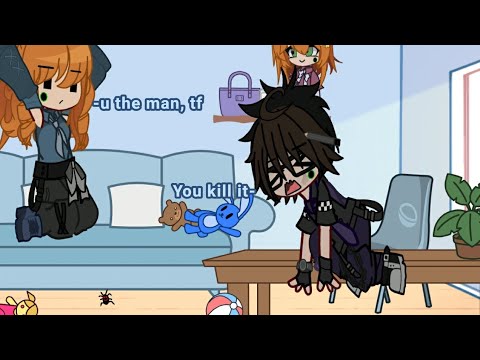 There's a spider 😱 | william and mrs. Afton | gacha fnaf