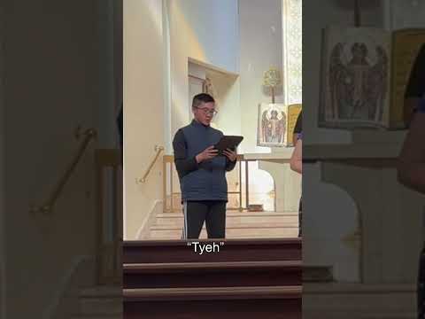 Optional chant to start the piece #oktavist #choir #basssinger #acapella