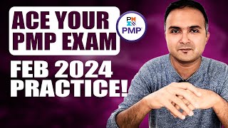PMP Exam Questions 2024 (Feb) and Answers Practice Session | PMP Exam Prep | PMP for Project manager