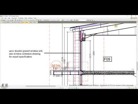AutoCAD dla Justys - 07 GAA daszek nad wejsciem