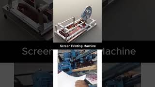 Screen Printing Machine #mechanism #3ddesign  #engineering #mechanic #mechanical