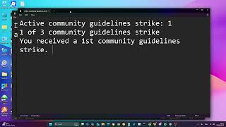 CHANNEL UPDATE: I got Community guidelines strike