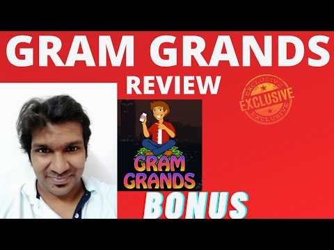 How to make money on Instagram for free - GRAM GRANDS REVIEW WITH MY CUSTOM 👷 BONUSES!