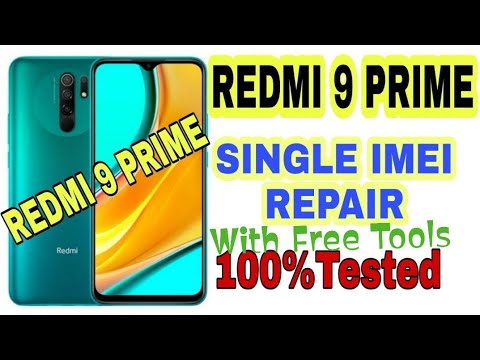 Imei Fix Redmi 9 Prime with free tool