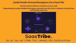 Leanbe founder Artavazd Barseghyan Live at SaasTribe