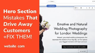 Are You Losing Customers With These 4 Hero Section Web Design Mistakes? Fix Them NOW!