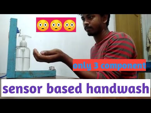 How To Make A Sensor Based Handwash Dispenser |USING ULTRASONIC SENSOR| |SIMPLE ARDUINO PROJECT|