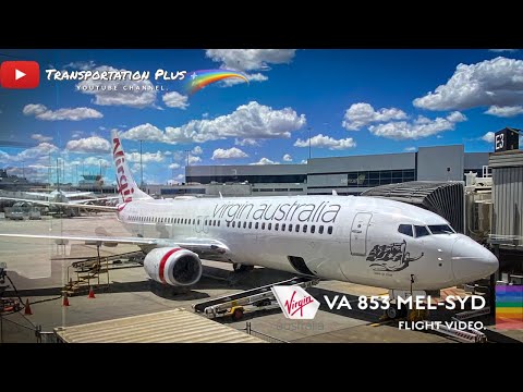 Virgin Australia Flight Video | VA 853 MEL-SYD.