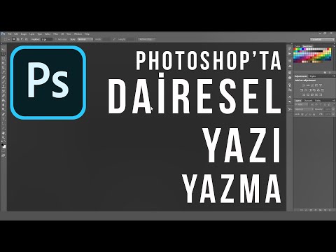 Photoshop'ta Dairesel Yazı Yazma, Path Yazı Yazma | Photoshop Tips&Tricks