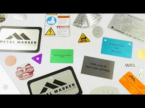 Metal Marker Mfg.'s Director onsite video ad