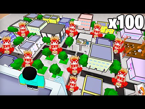 What Happens If 10 PLAYERS Use Their Awakening in Jujutsu Shenanigans