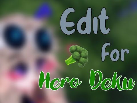 Fan art for Hero Deku ✨🥺 I’m lazy so..-