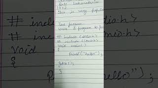 #like #shorts #firstprogram #clanguage #viral #helloprogram  @guddu Soren @dhruvigyanvideo7975