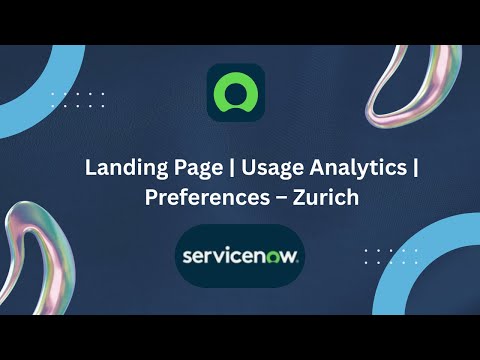 Zurich | Homepage & User Preferences | Updates You Need to Know