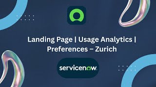 Zurich | Homepage & User Preferences | Updates You Need to Know