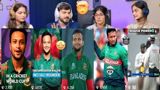 No.1 All-Rounder Shakib Al Hasan 💥 Attitude Edit Reaction | Most Savage Moments