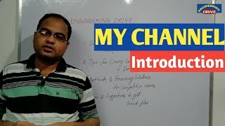 ENGINEERING DRIVE | Introducing My Channel