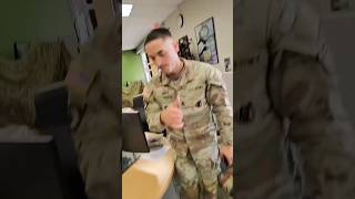 Amazon delivery at the army recruiting office!