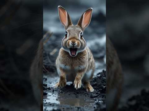The Brave Parrot and the Little Rabbit's Rescue #parrot #rabbit #story #shorts #short #youtube #yt