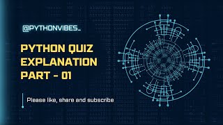 Python quiz explanation part 1 #pythonvibes #pythonbasics_ @pythonvibes_  #python #pythonbasics