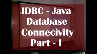 JDBC Part I | basic sql queries and java database connectivity