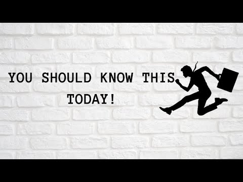 YOU SHOULD KNOW THIS TODAY!!!