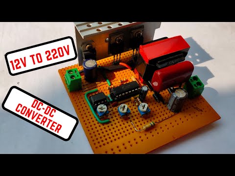 DIY 200W Inverter Part 1 || DC to DC efficient converter fficient with undervoltage cutoff || SG3525