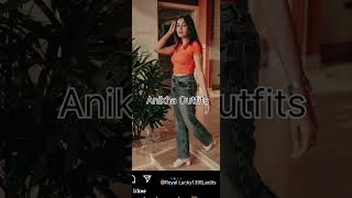 Anikha outfits in online shopping #music #shorts #anikhasurendran