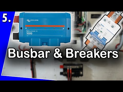Installing Victron Lynx Power In and DC Breakers