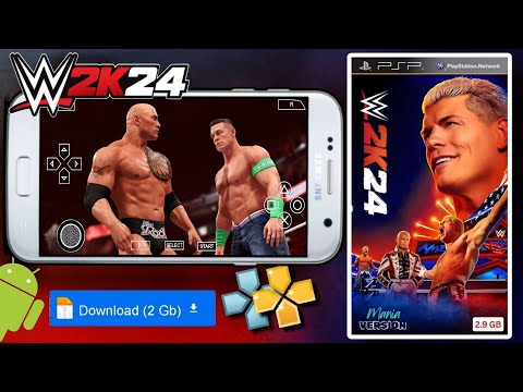 WWE 2K24 PPSSPP Game For Android | With Download Link✅
