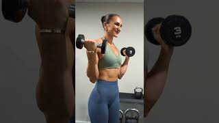 Beginner friendly Upper Body Workout 💪🏼🫶🏻 #upperbodyworkout #beginnerworkout #dumbbellworkout