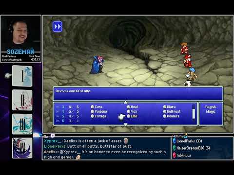 Soze vs The Incredibly Difficult Boss - Final Fantasy Pixel Remaster
